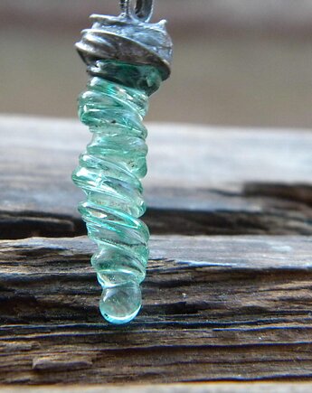 Zielone spirale - naszyjnik, Beata Trotter