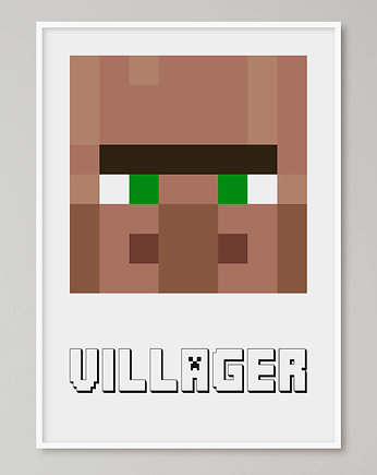 Minecraft plakat "Villager", Pas De LArt