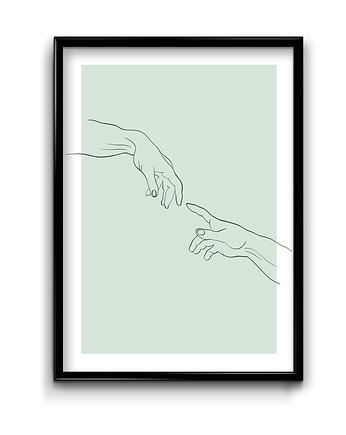 Plakat Dotyk , Bury Lis