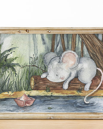 Plakat A3 "Mouse Play", Pookys world