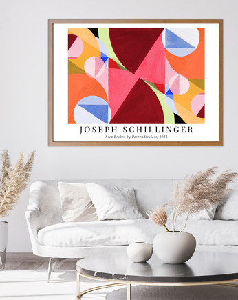 Plakat reprodukcja Joseph Schillinger 'Area Broken by Perpendiculars', Well Done Shop