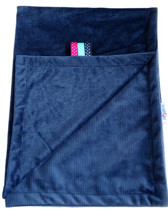 Kocyk Dwuwarstwowy Niemowlęcy Velvet 75x55 cm BLISS/LUNA  od BabyU, Sleepdo