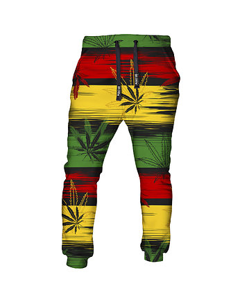 DR.CROW Spodnie Fullprint Ganja, DrCrow