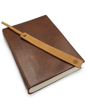 Skórzana Zakładka do Książki Beżowa Wyjątkowy Design - Parker Quality, Parker Quality