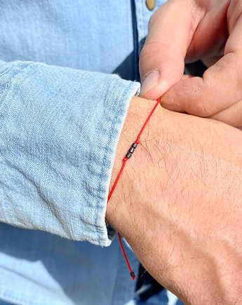 Męska bransoletka na Szczęście, Szmaragdowa Polana