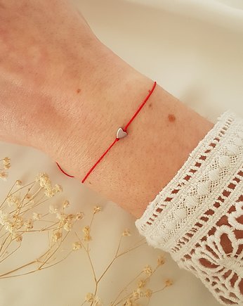 Bransoletka z serduszkiem, LEI handmade 