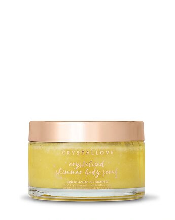 CRYSTALLOVE Clear Quartz Shimmer Body Scrub - peeling do ciała z kryształem g, CRYSTALLOVE