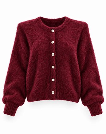 Kardigan Kid Mohair Burgundy z odpinanymi poduszkami, Patchouli