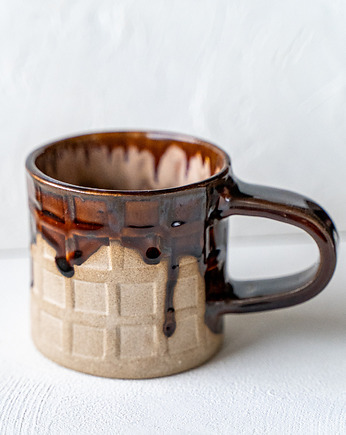 Kubek z uchem GOFRY, rękoczyny