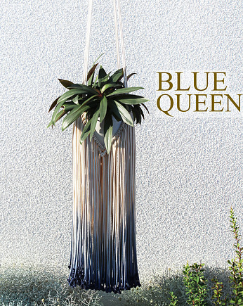 XL kwietnik makrama 'BLUE QUEEN', MAJAMI studio