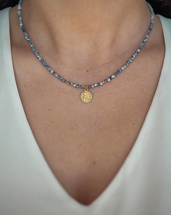 Naszyjnik Kamienie Naturalne Sodalit z zawieszką, Bring Biżuteria
