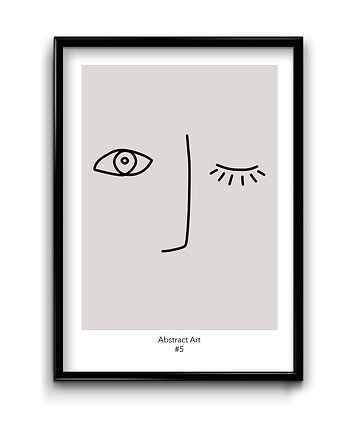 Plakat Abstract Art #5 , Bury Lis