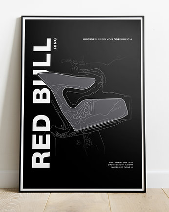 Plakat Tory wyścigowe - Red Bull Ring, Peszkowski Graphic