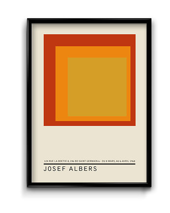 Plakat Josef Albers No.1, Bury Lis