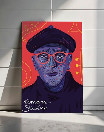 Plakat Tomasz Stańko Jazz, Natka Wieczorek ilustracje