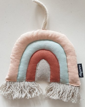 Tęcza zawieszka dekoracja, brzoskwinia, aqua rudy, naniby