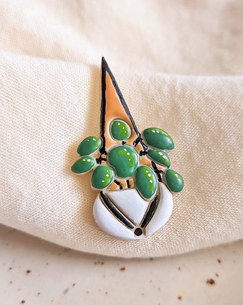 Pin przypinka kwietnik botaniczny motyw rośliny dla osoby lubiącej naturę, Dary Rusałki