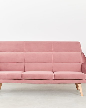 Sofa MANDAL różowa, skandynawski design, Przetwory design