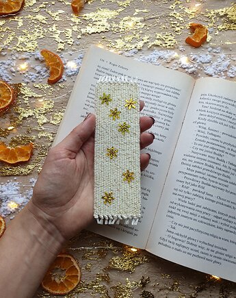 Ręcznie tkana zakładka do książek - FOL 52., FOL studio