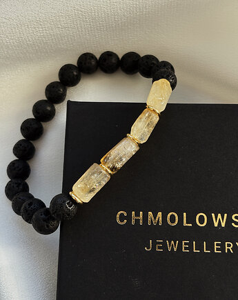 Bransoletka męska Cytryn, Chmolowska Jewellery