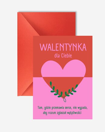 Walentynki kartka dla niej, dla niego, DODUMU