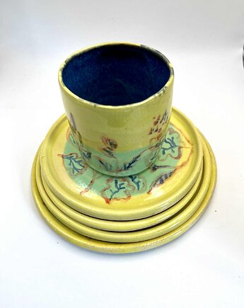 Letni Zestaw Ceramiczny Summer , Ceramika Nastawka