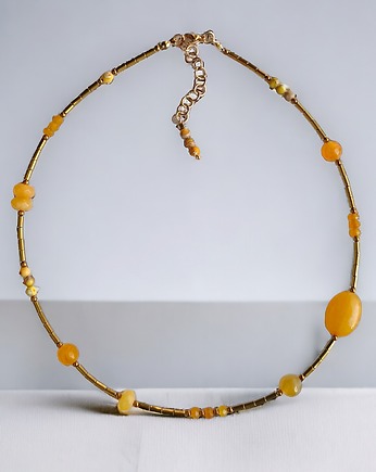 Naszyjnik YELLOW : summer collection :: ŻÓŁTY NASZYJNIK choker, kaktusia