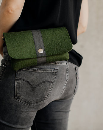 Marmollada - torebka filcowa nerka LEŚNA+ c, marmollada