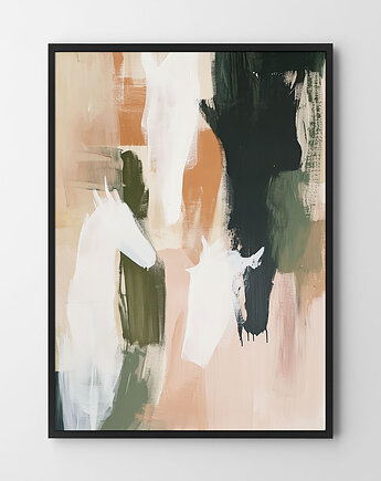 Plakat Abstrakcja kolorowe mazy, HOG STUDIO
