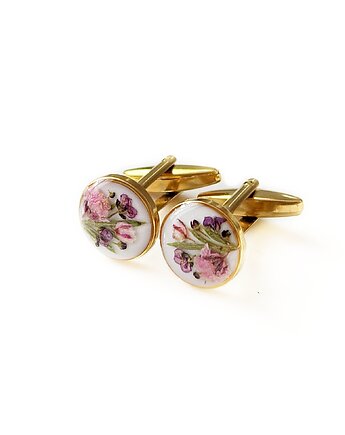 Spinki do mankietów z kwiatami, Colie