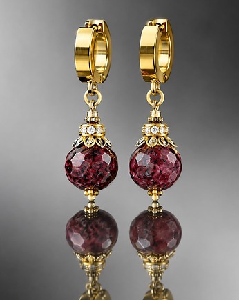 Alloys Collection - Burgundy vol. 2 - kolczyki /02.11.25/, KiKa pracownia