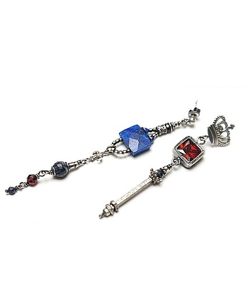 Kolczyki srebrne Berło vol. 2 , Katia i krokodyl