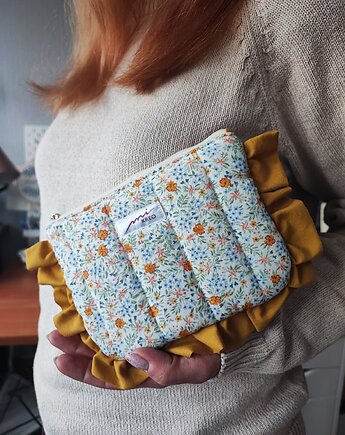 Kosmetyczka falbanka kwiatowa, mi.KREO