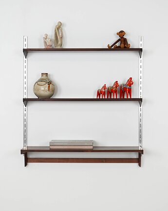 Regał systemowy palisandrowy, designer: Kai Kristiansen, Przetwory design