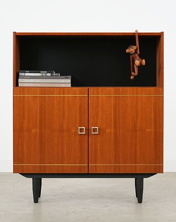Regał tekowy, duński design, lata 70, produkcja: Dania, Przetwory design