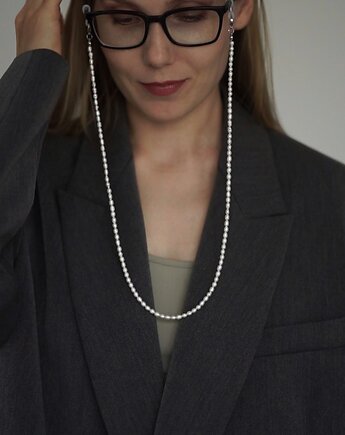 Łańcuszek do okularów z pereł naturalnych, ZY.JEWELLERY