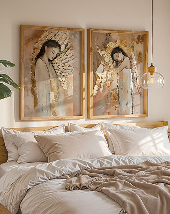 Zestaw plakatów - Anioły   (set234), raspberryEM