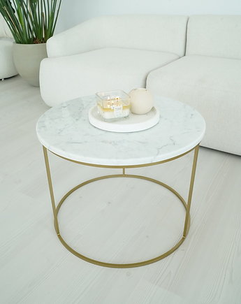 Wendy- okrągły stolik kawowy, ława kawowa, stolik, pokój, salon, Papierowka Simple form of furniture