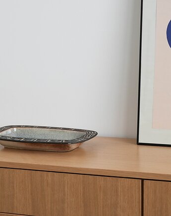 Wazon ceramiczny Fat Lava, niemiecki design, lata 60, produkcja: Scheurich, Przetwory design