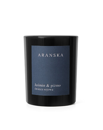 Jaśmin & Piżmo  - świeca sojowa, ARANSKA