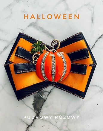 Brosza z niesamowitą Dynią Halloween New, Pudrowy Różowy