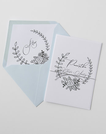 Kartka z okazji Chrztu świętego "Rustic" personalizowana, Papiernik