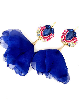 Sutaszowe kolczyki LEIRIA blue, Sylwia Żak