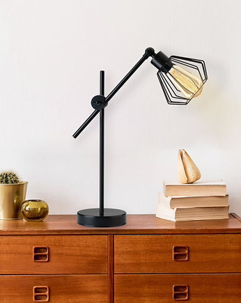 Lampka stołowa do czytania w salonie z regulowanym ramieniem MUBI LOFT, lampy loftowe LYSNE LOFT