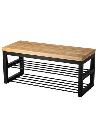 Ławka Metalowa Drewno bench4home Przedpokój LOFT, Bench4Home