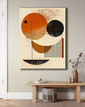 Geometria natury - Obraz na płótnie - Druk Blejtrama, Minimalizm, Loft #135, Black Sapphire Art