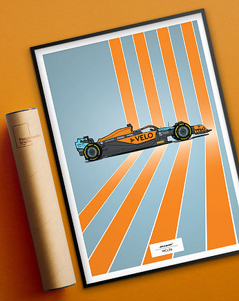 Plakat Motoryzacja - McLaren MCL36, Peszkowski Graphic