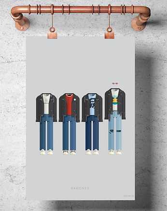 Plakat Ramones, minimalmill