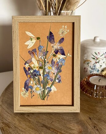 Polny bukiecik  obraz w ramce