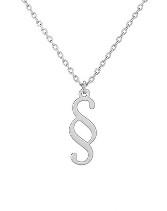 Naszyjnik Paragraf -srebro, złoto, różowe złoto, ISSI Jewelry